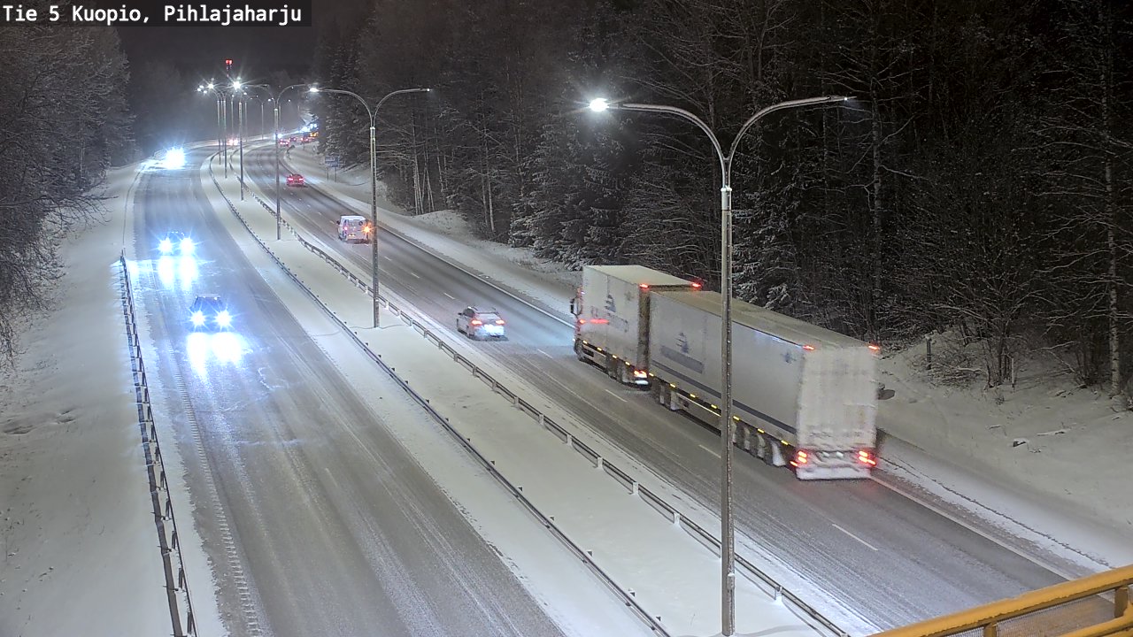 Kelikamerat Kuva Tie 5 Kuopio, Pihlajaharju, Kuopio, Pohjois-Savo