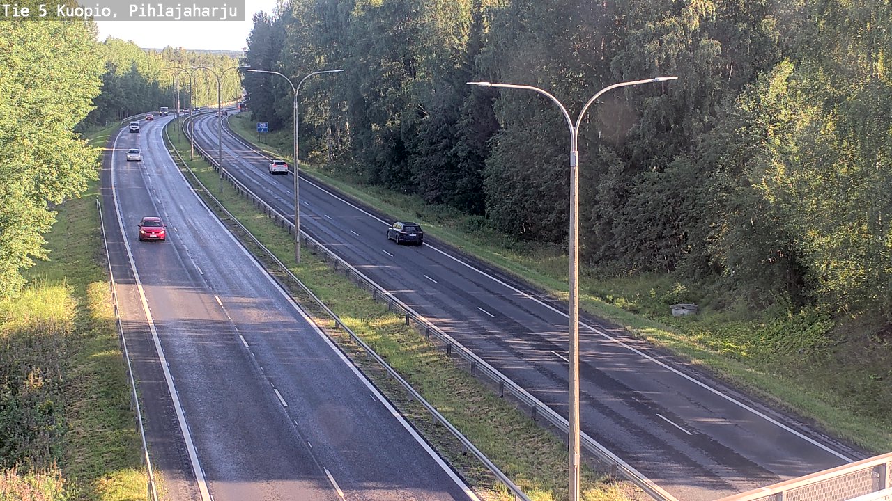 Kelikamerat Kuva Tie 5 Kuopio, Pihlajaharju, Kuopio, Pohjois-Savo