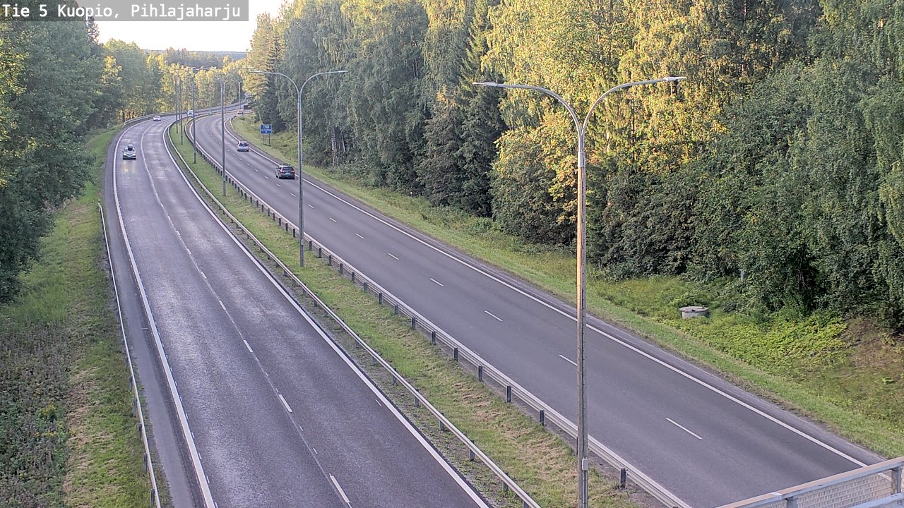 Kelikamerat Kuva Tie 5 Kuopio, Pihlajaharju, Kuopio, Pohjois-Savo
