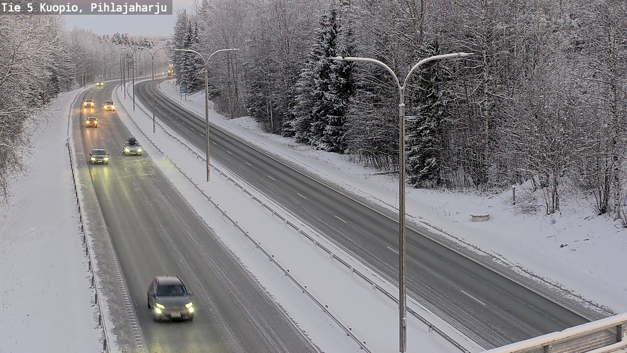 Kelikamerat Kuva Tie 5 Kuopio, Pihlajaharju, Kuopio, Pohjois-Savo