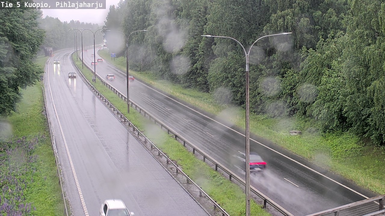 Weather Camera Image Väg 5 Kuopio, Pihlajaharju, Kuopio, Pohjois-Savo