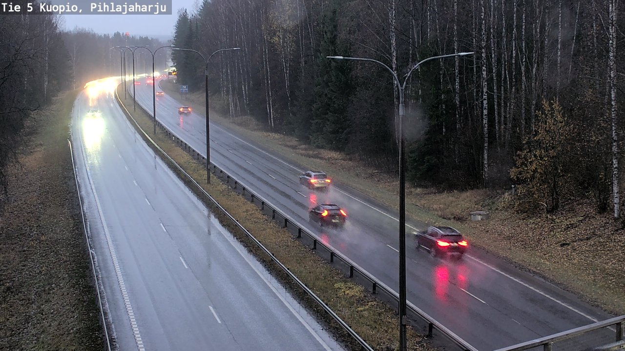 Weather Camera Image Väg 5 Kuopio, Pihlajaharju, Kuopio, Pohjois-Savo