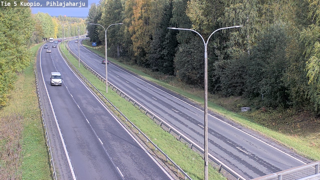Weather Camera Image Road 5 Kuopio, Pihlajaharju, Kuopio, Pohjois-Savo