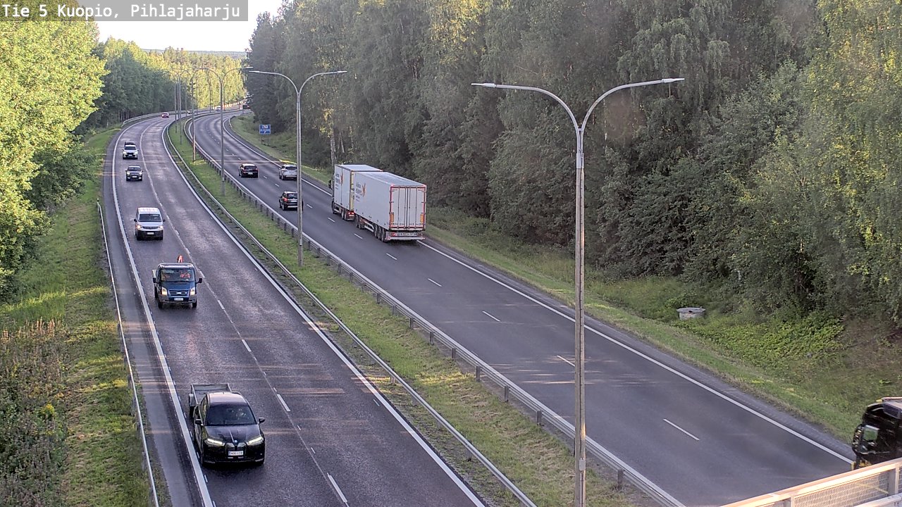 Weather Camera Image Väg 5 Kuopio, Pihlajaharju, Kuopio, Pohjois-Savo