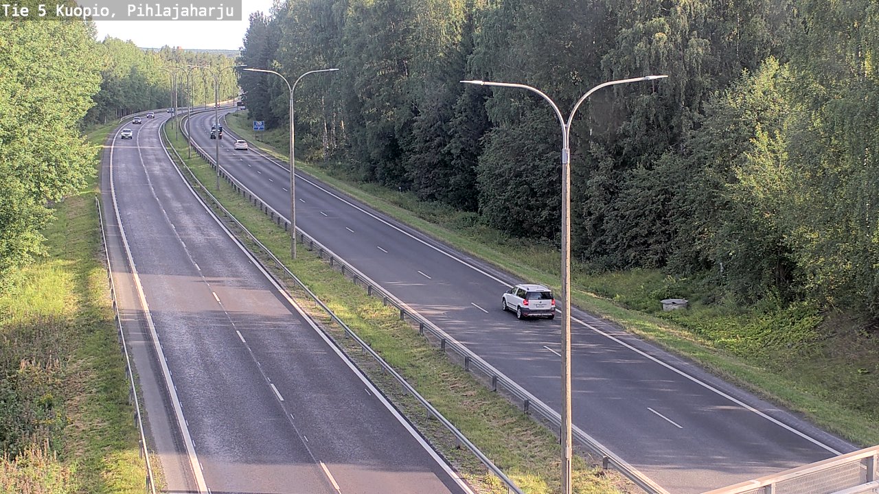 Weather Camera Image Väg 5 Kuopio, Pihlajaharju, Kuopio, Pohjois-Savo