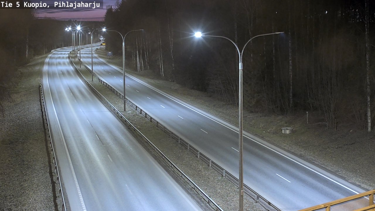 Kelikamerat Kuva Tie 5 Kuopio, Pihlajaharju, Kuopio, Pohjois-Savo