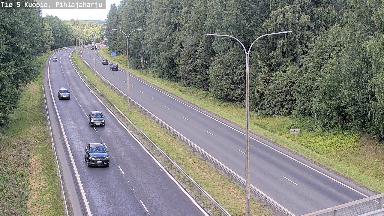 Kelikamerat Kuva Tie 5 Kuopio, Pihlajaharju, Kuopio, Pohjois-Savo