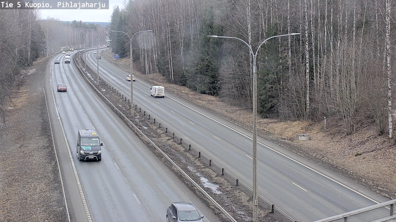 Kelikamerat Kuva Tie 5 Kuopio, Pihlajaharju, Kuopio, Pohjois-Savo