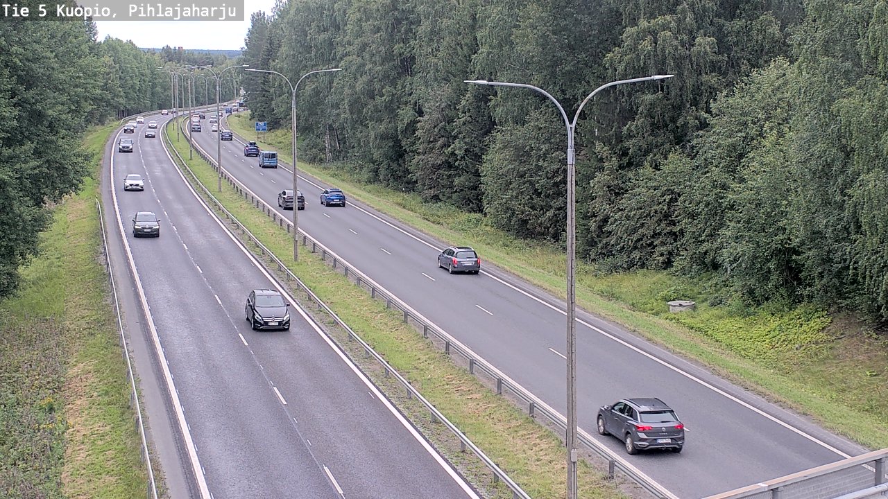 Weather Camera Image Road 5 Kuopio, Pihlajaharju, Kuopio, Pohjois-Savo