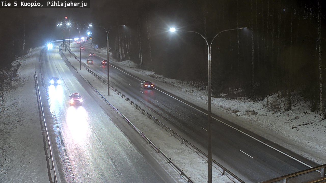 Weather Camera Image Road 5 Kuopio, Pihlajaharju, Kuopio, Pohjois-Savo