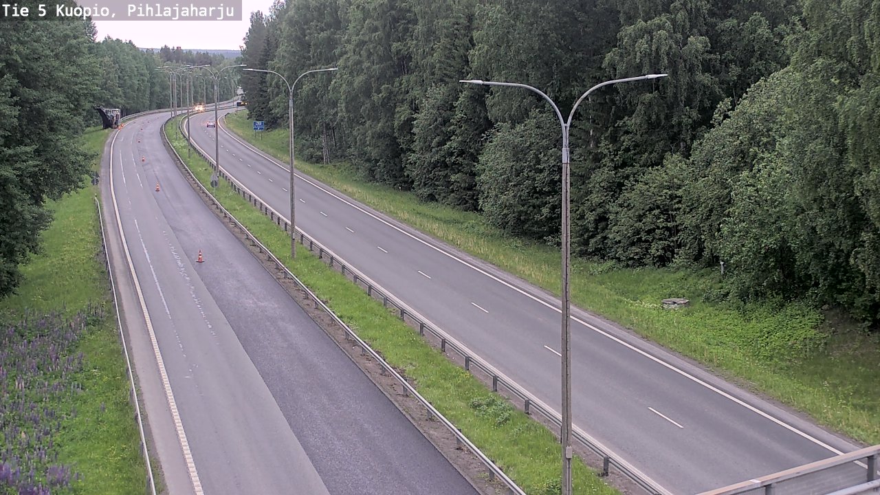 Kelikamerat Kuva Tie 5 Kuopio, Pihlajaharju, Kuopio, Pohjois-Savo