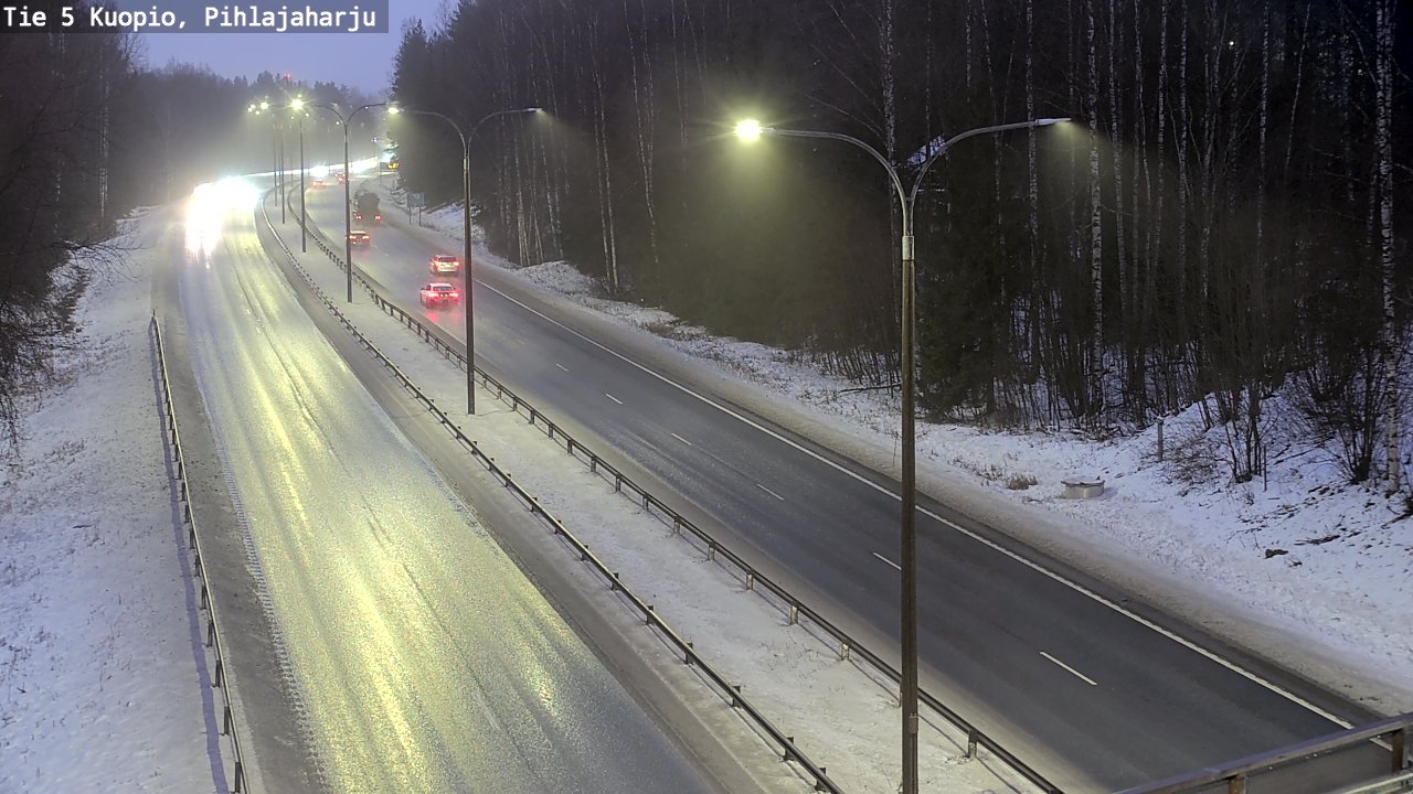 Weather Camera Image Road 5 Kuopio, Pihlajaharju, Kuopio, Pohjois-Savo