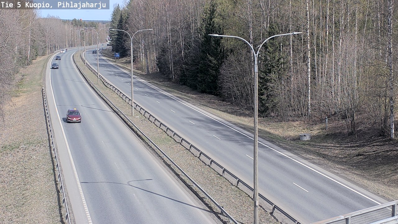 Kelikamerat Kuva Tie 5 Kuopio, Pihlajaharju, Kuopio, Pohjois-Savo
