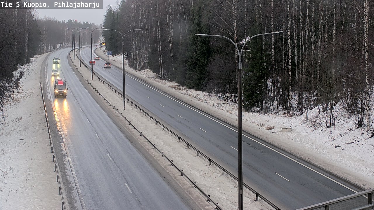 Weather Camera Image Road 5 Kuopio, Pihlajaharju, Kuopio, Pohjois-Savo