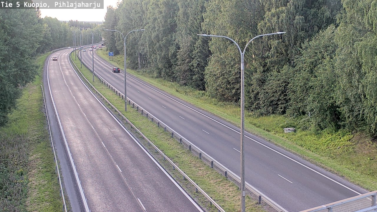 Kelikamerat Kuva Tie 5 Kuopio, Pihlajaharju, Kuopio, Pohjois-Savo