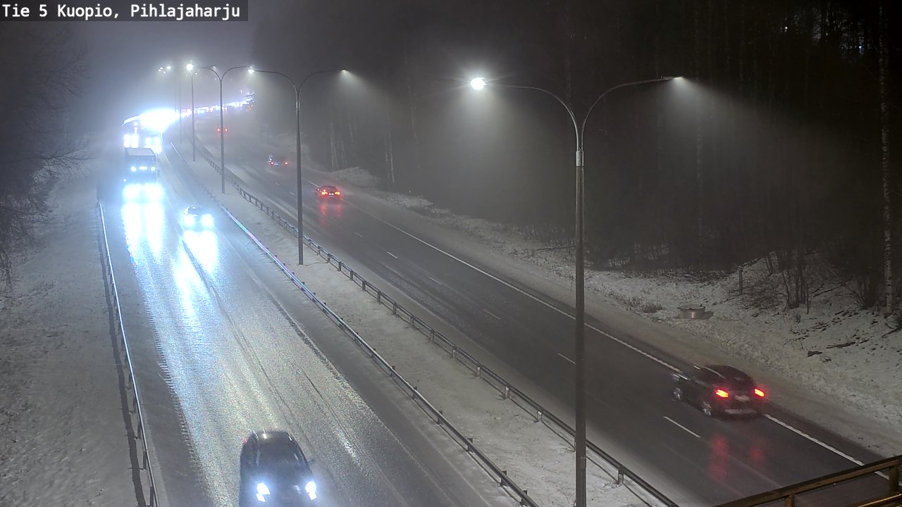 Weather Camera Image Road 5 Kuopio, Pihlajaharju, Kuopio, Pohjois-Savo