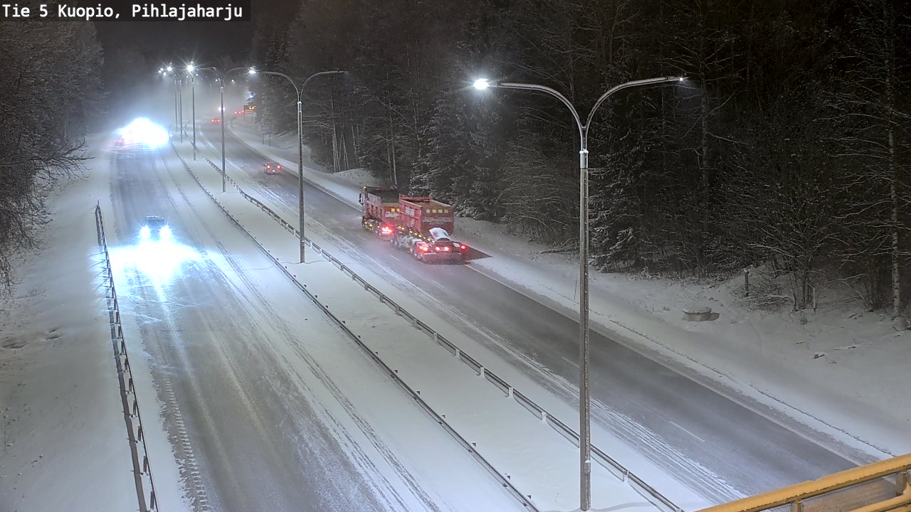 Kelikamerat Kuva Tie 5 Kuopio, Pihlajaharju, Kuopio, Pohjois-Savo