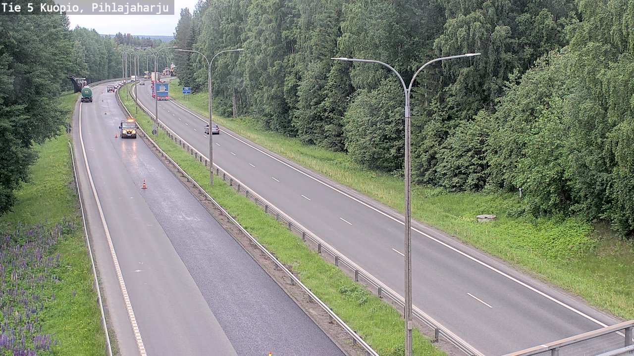 Kelikamerat Kuva Tie 5 Kuopio, Pihlajaharju, Kuopio, Pohjois-Savo
