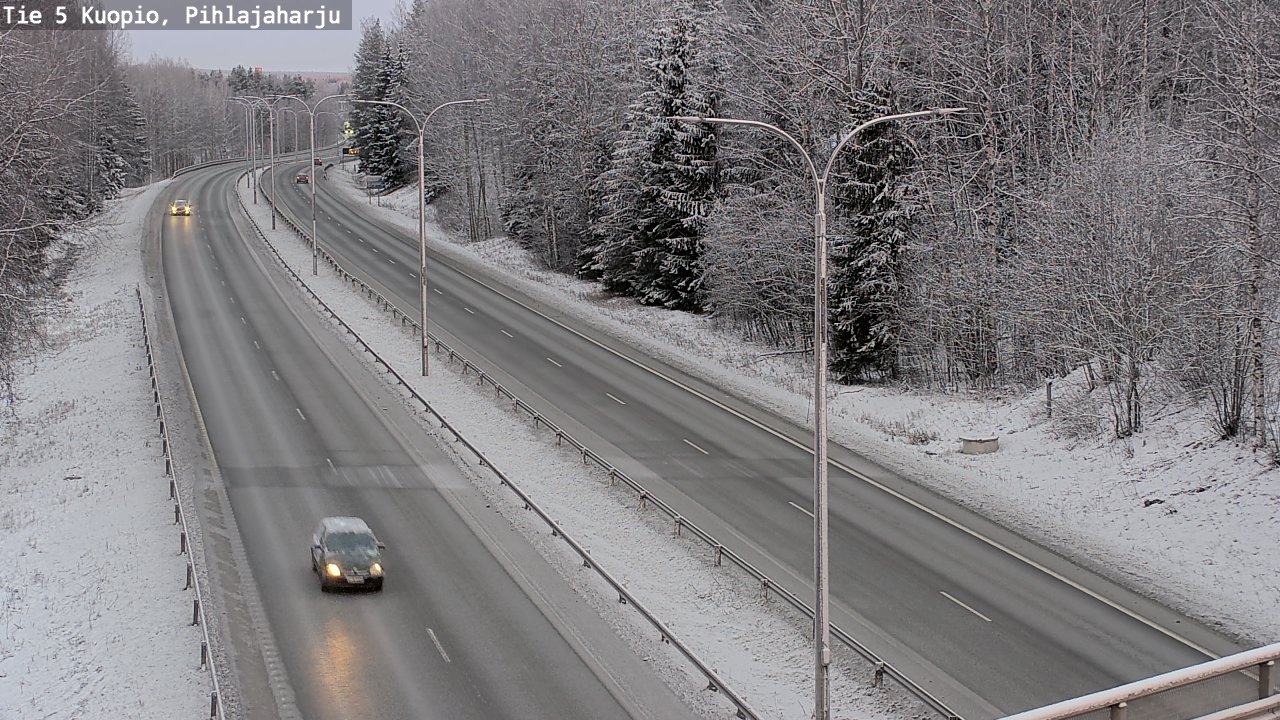 Kelikamerat Kuva Tie 5 Kuopio, Pihlajaharju, Kuopio, Pohjois-Savo