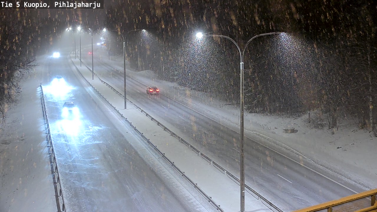 Kelikamerat Kuva Tie 5 Kuopio, Pihlajaharju, Kuopio, Pohjois-Savo