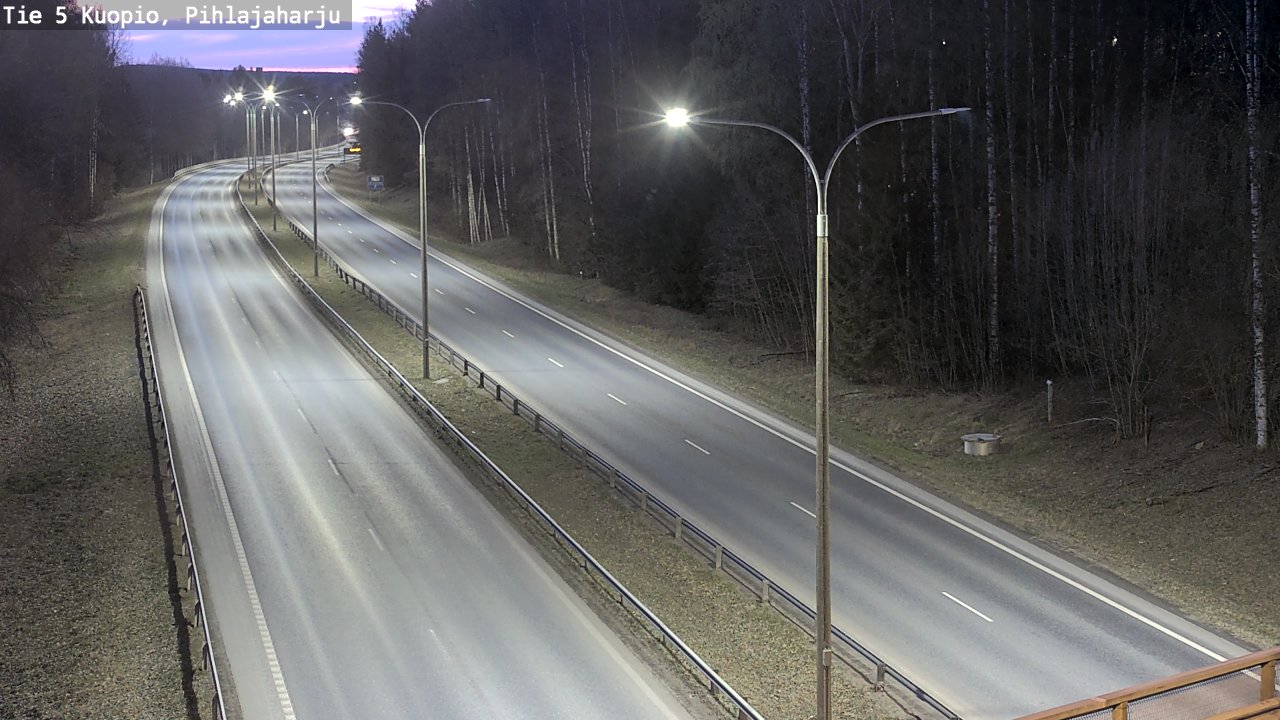 Kelikamerat Kuva Tie 5 Kuopio, Pihlajaharju, Kuopio, Pohjois-Savo