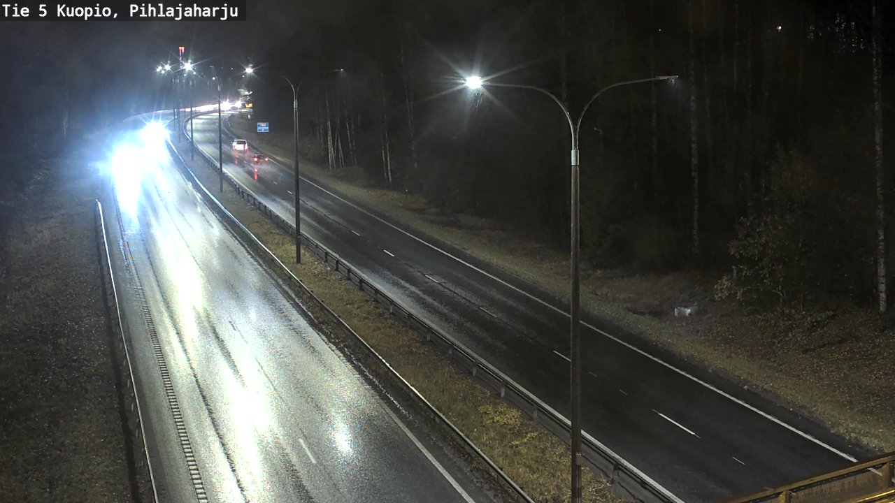 Weather Camera Image Road 5 Kuopio, Pihlajaharju, Kuopio, Pohjois-Savo