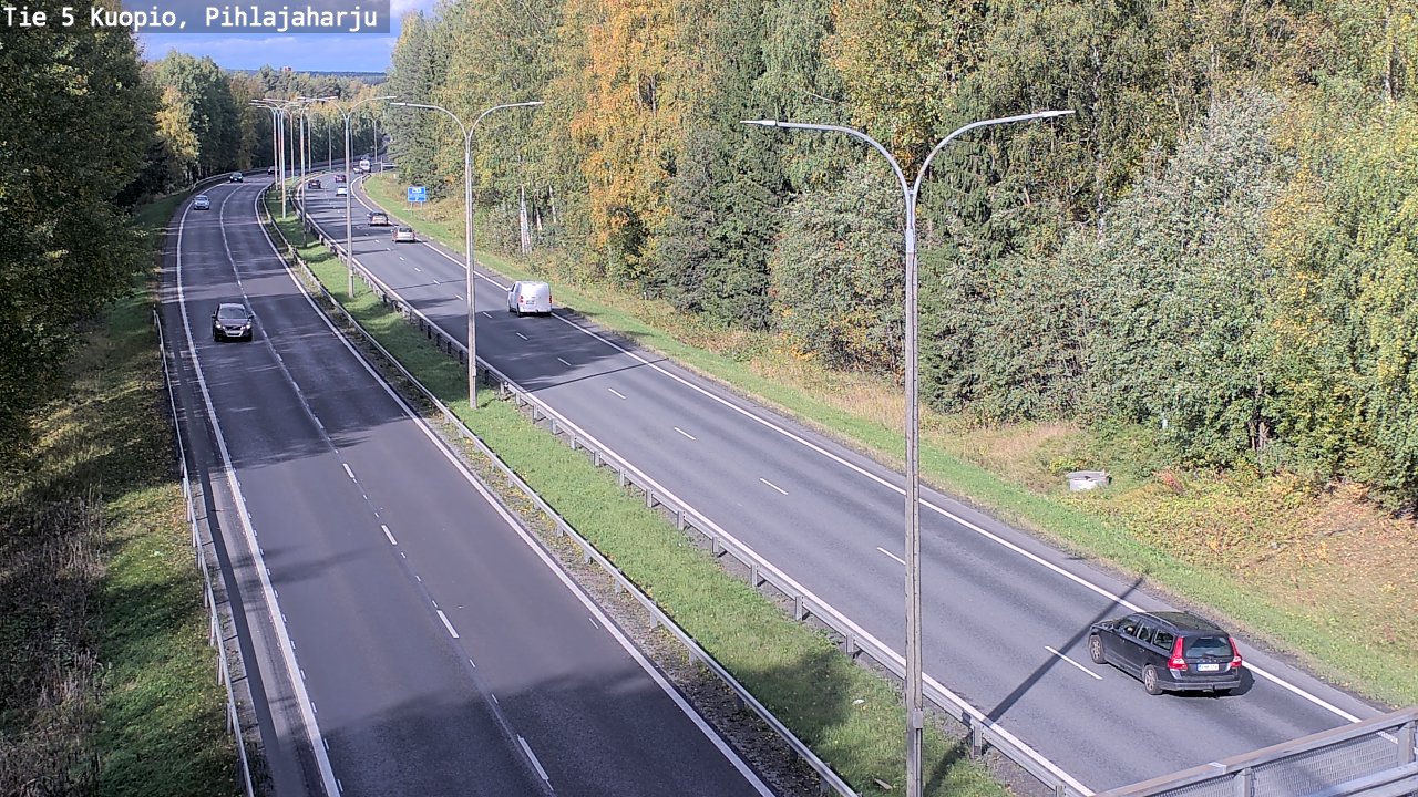 Weather Camera Image Road 5 Kuopio, Pihlajaharju, Kuopio, Pohjois-Savo