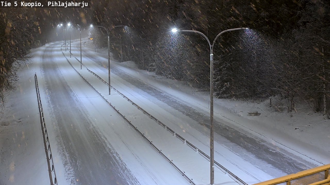 Kelikamerat Kuva Tie 5 Kuopio, Pihlajaharju, Kuopio, Pohjois-Savo