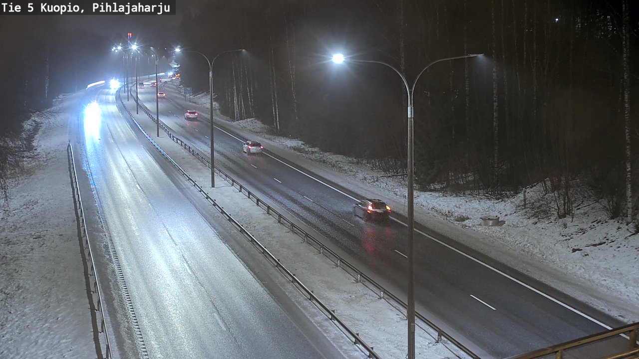 Weather Camera Image Road 5 Kuopio, Pihlajaharju, Kuopio, Pohjois-Savo