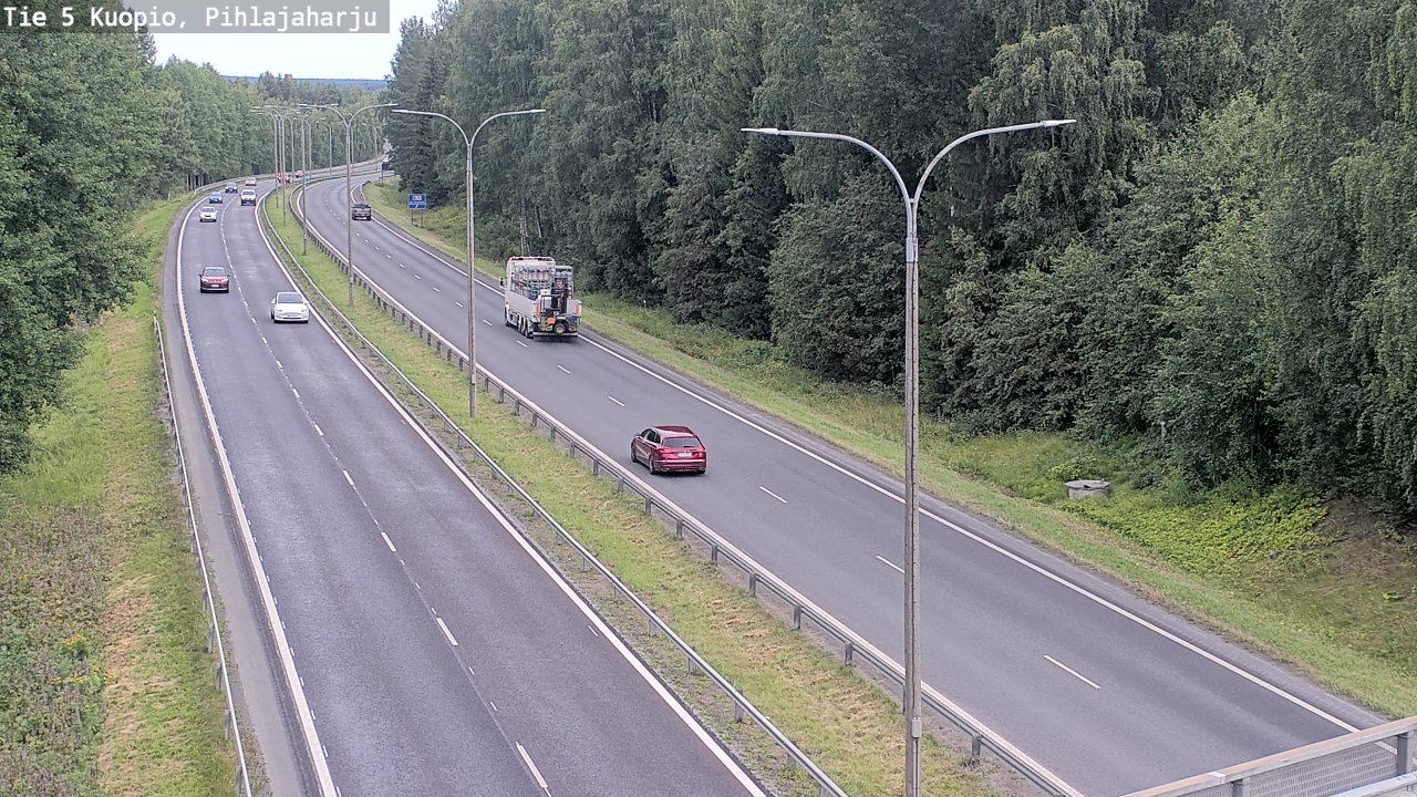 Weather Camera Image Väg 5 Kuopio, Pihlajaharju, Kuopio, Pohjois-Savo