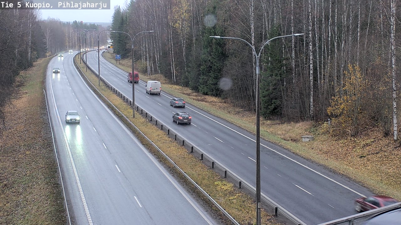 Weather Camera Image Väg 5 Kuopio, Pihlajaharju, Kuopio, Pohjois-Savo