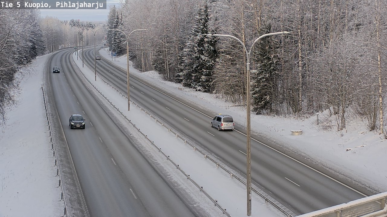 Kelikamerat Kuva Tie 5 Kuopio, Pihlajaharju, Kuopio, Pohjois-Savo