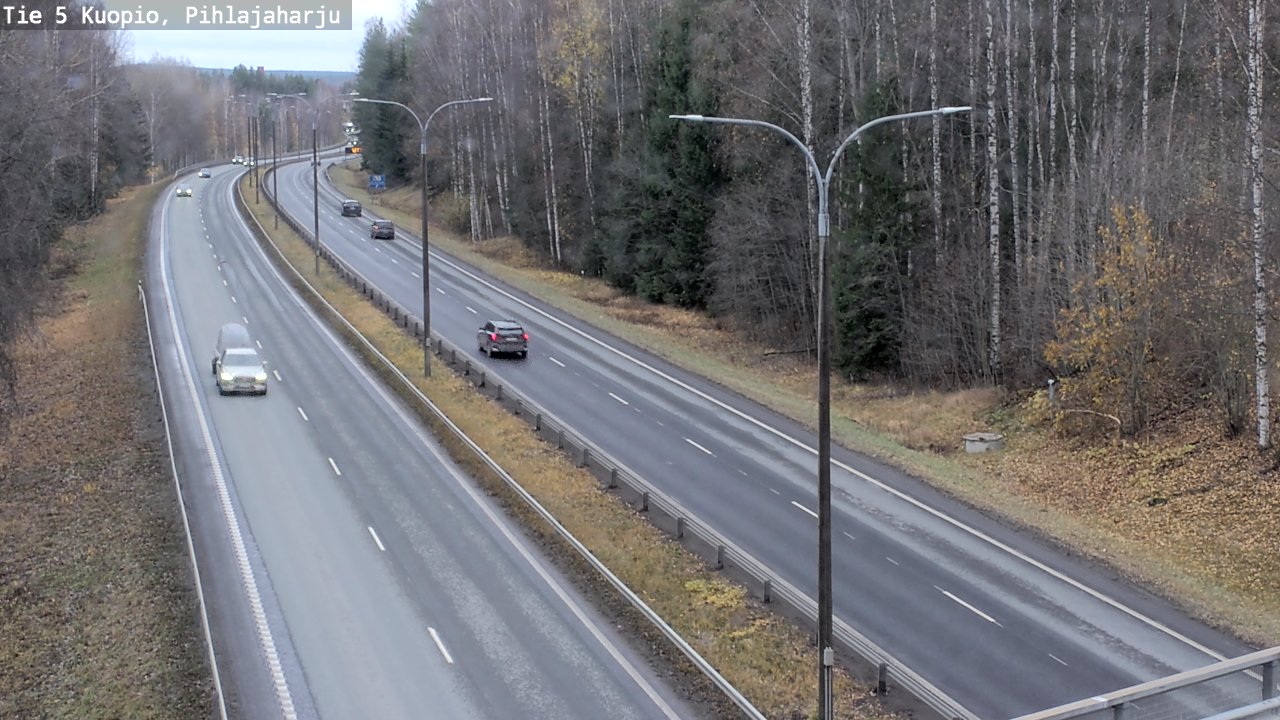 Weather Camera Image Väg 5 Kuopio, Pihlajaharju, Kuopio, Pohjois-Savo