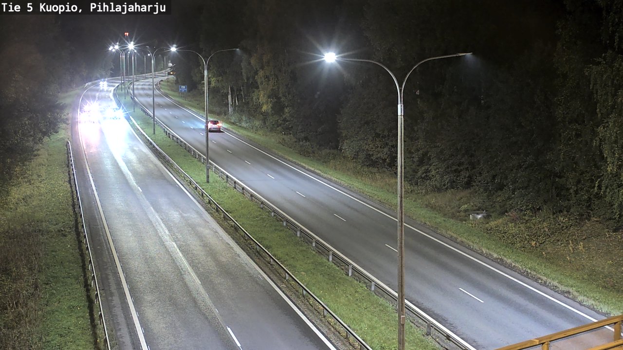 Kelikamerat Kuva Tie 5 Kuopio, Pihlajaharju, Kuopio, Pohjois-Savo