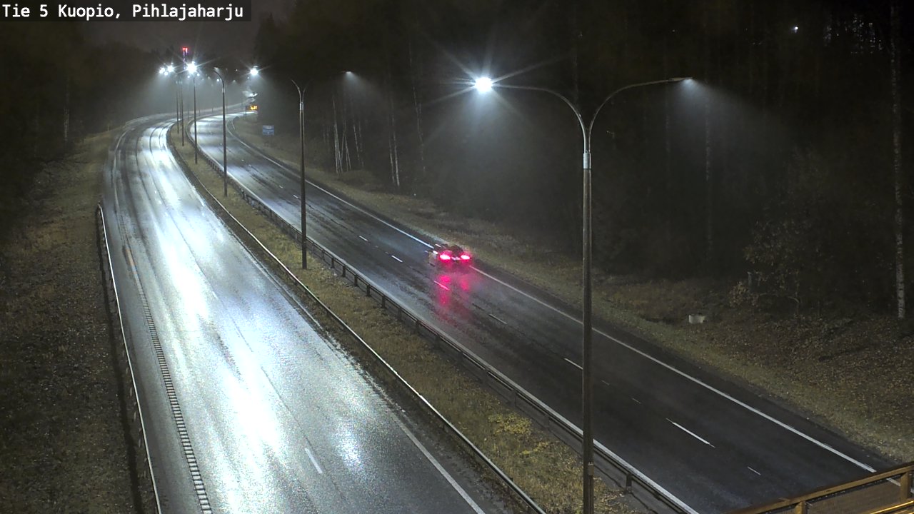 Weather Camera Image Road 5 Kuopio, Pihlajaharju, Kuopio, Pohjois-Savo
