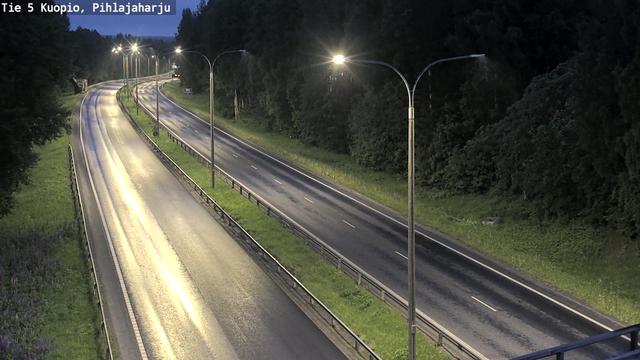 Kelikamerat Kuva Tie 5 Kuopio, Pihlajaharju, Kuopio, Pohjois-Savo