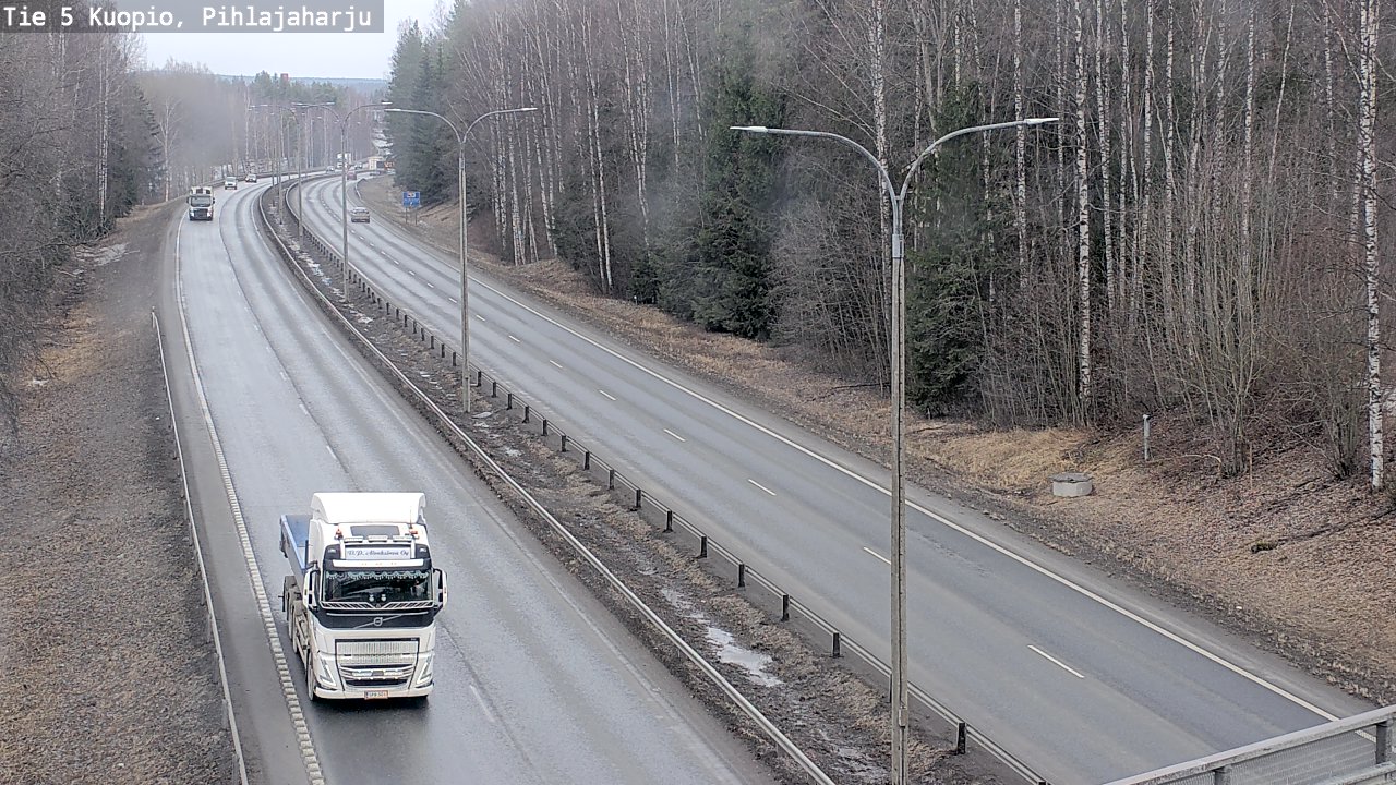 Kelikamerat Kuva Tie 5 Kuopio, Pihlajaharju, Kuopio, Pohjois-Savo