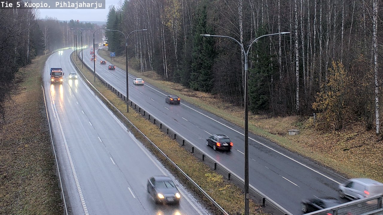 Weather Camera Image Väg 5 Kuopio, Pihlajaharju, Kuopio, Pohjois-Savo
