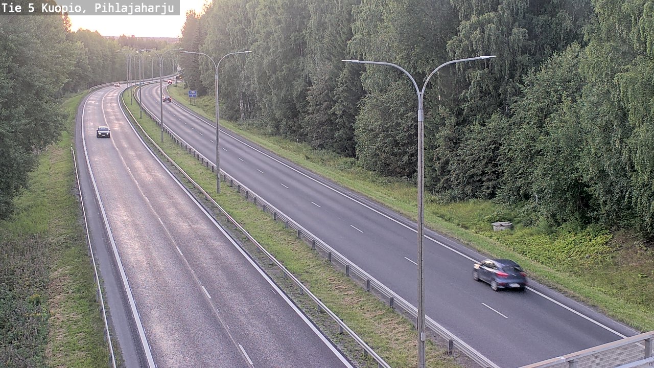 Kelikamerat Kuva Tie 5 Kuopio, Pihlajaharju, Kuopio, Pohjois-Savo