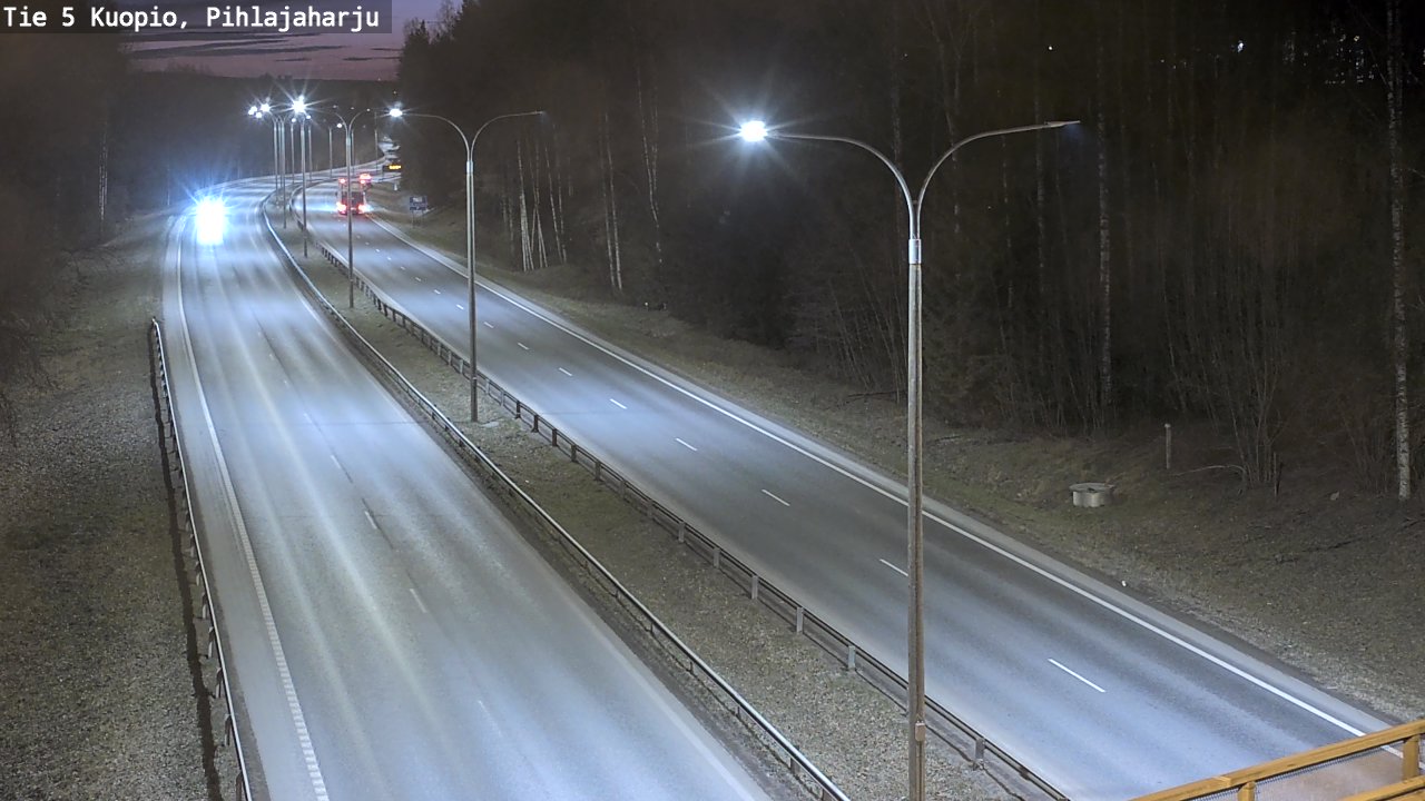 Kelikamerat Kuva Tie 5 Kuopio, Pihlajaharju, Kuopio, Pohjois-Savo