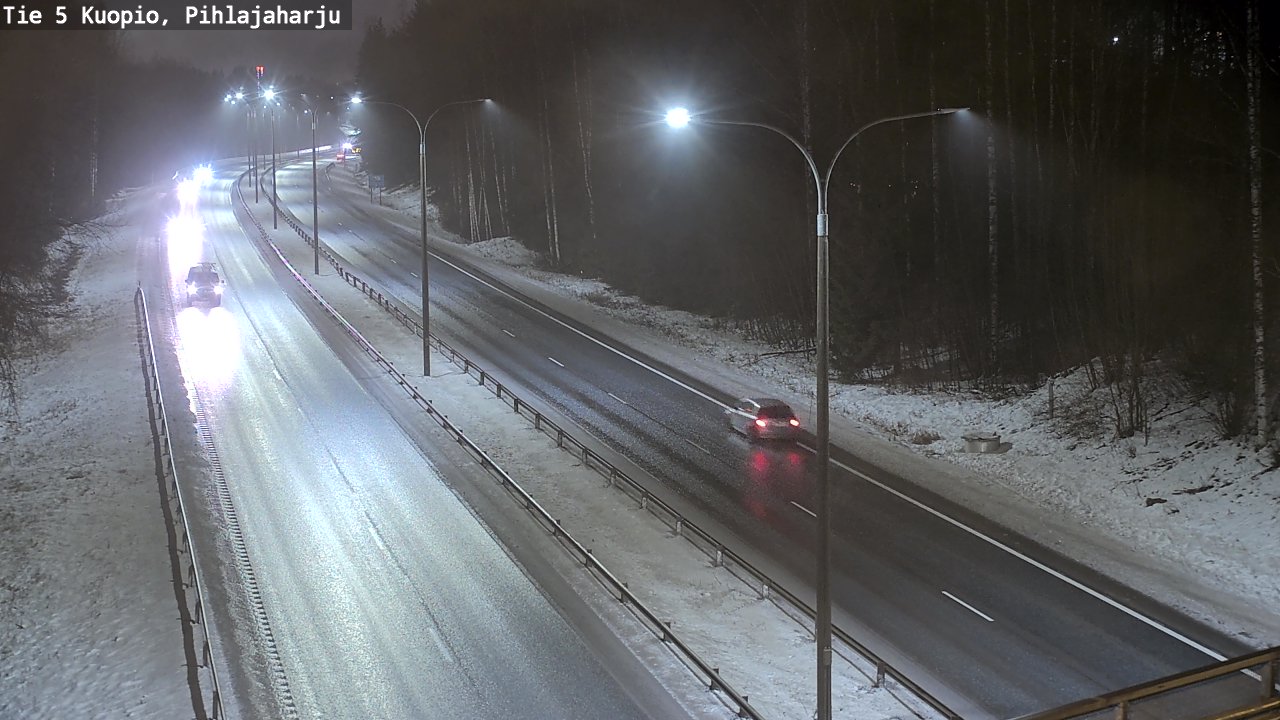 Weather Camera Image Road 5 Kuopio, Pihlajaharju, Kuopio, Pohjois-Savo