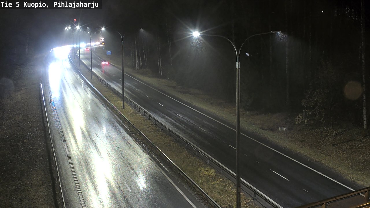 Weather Camera Image Väg 5 Kuopio, Pihlajaharju, Kuopio, Pohjois-Savo