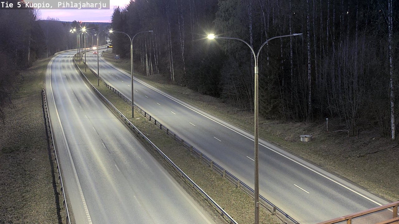 Kelikamerat Kuva Tie 5 Kuopio, Pihlajaharju, Kuopio, Pohjois-Savo