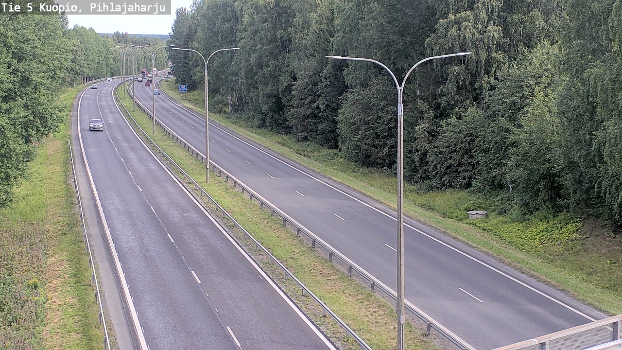 Weather Camera Image Väg 5 Kuopio, Pihlajaharju, Kuopio, Pohjois-Savo