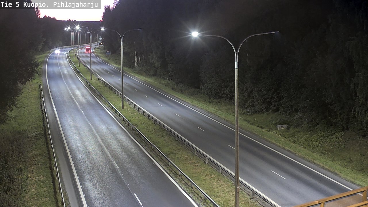 Kelikamerat Kuva Tie 5 Kuopio, Pihlajaharju, Kuopio, Pohjois-Savo