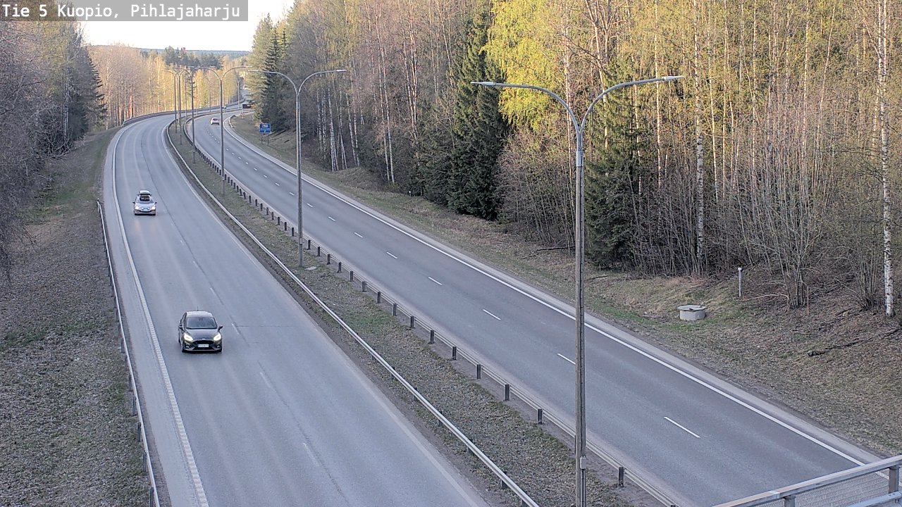 Kelikamerat Kuva Tie 5 Kuopio, Pihlajaharju, Kuopio, Pohjois-Savo