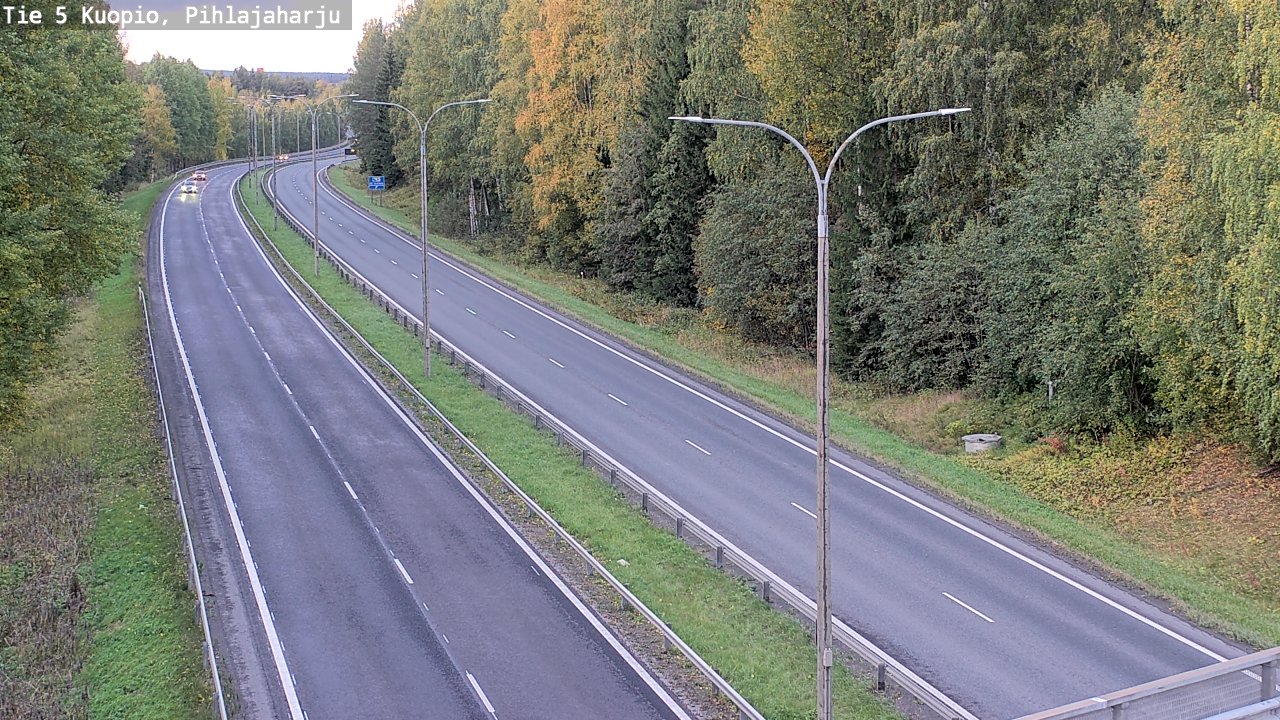 Kelikamerat Kuva Tie 5 Kuopio, Pihlajaharju, Kuopio, Pohjois-Savo
