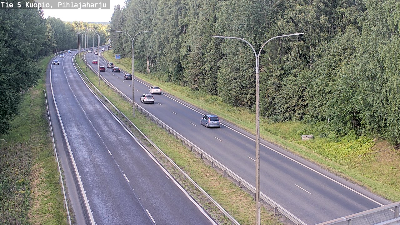 Kelikamerat Kuva Tie 5 Kuopio, Pihlajaharju, Kuopio, Pohjois-Savo