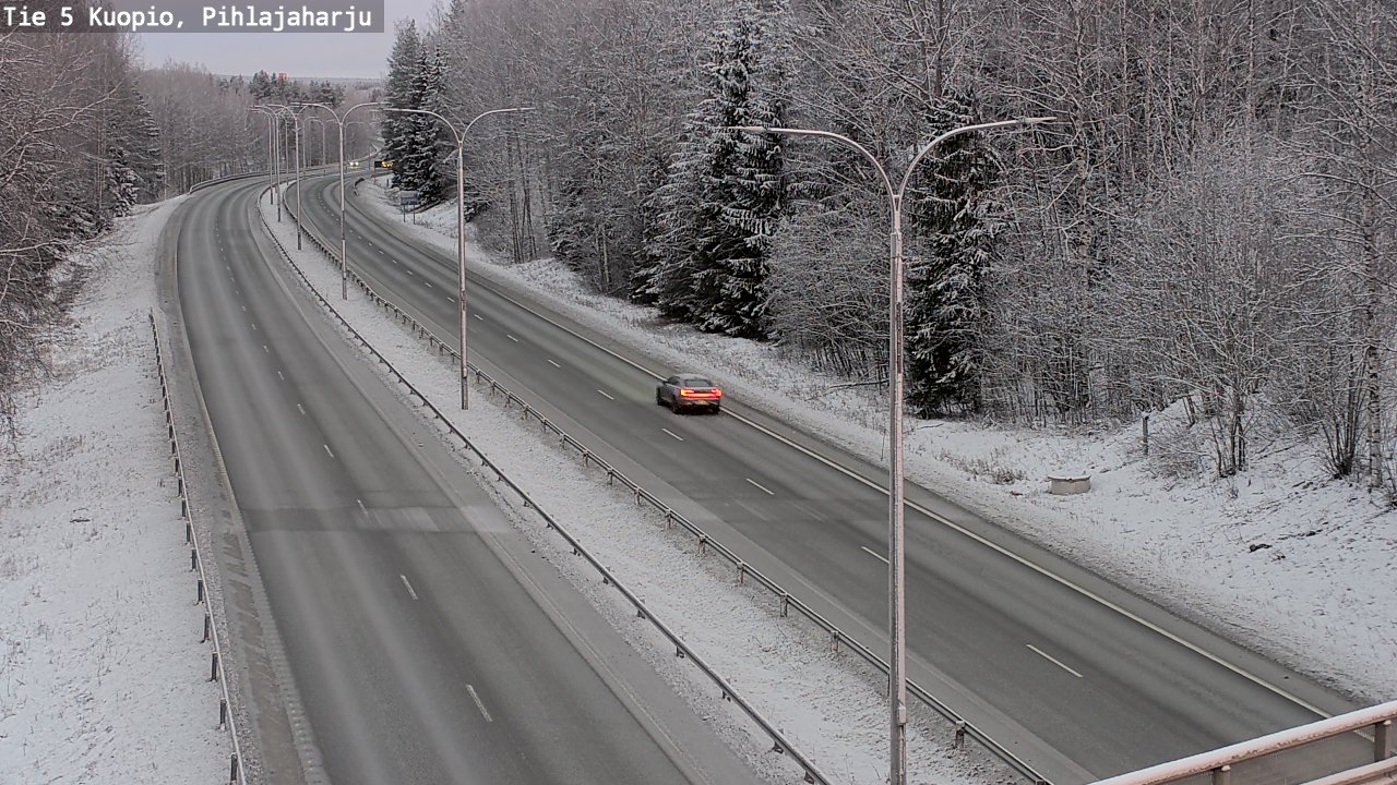 Kelikamerat Kuva Tie 5 Kuopio, Pihlajaharju, Kuopio, Pohjois-Savo