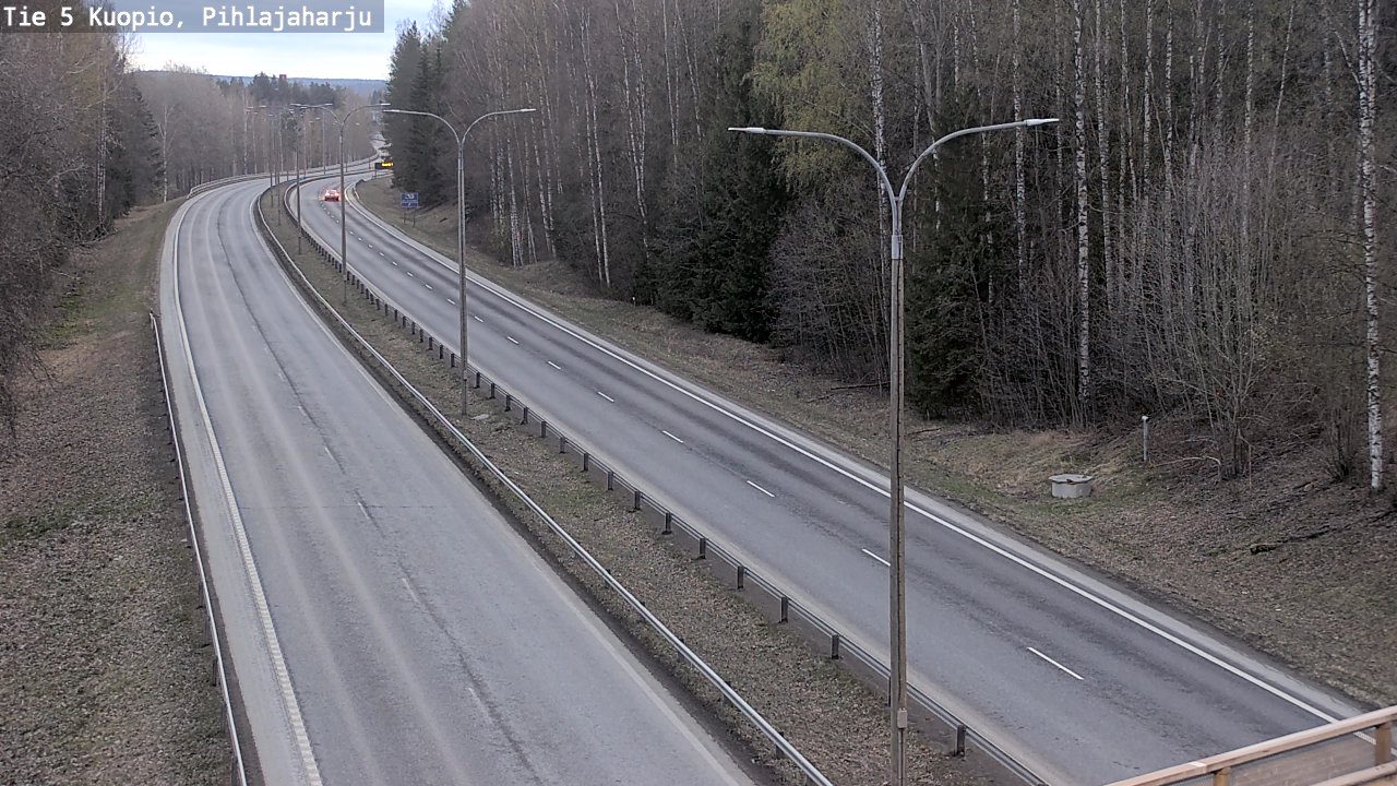Kelikamerat Kuva Tie 5 Kuopio, Pihlajaharju, Kuopio, Pohjois-Savo